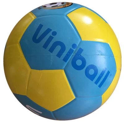 Two Colors Blue Yellow Rubber Football Sports