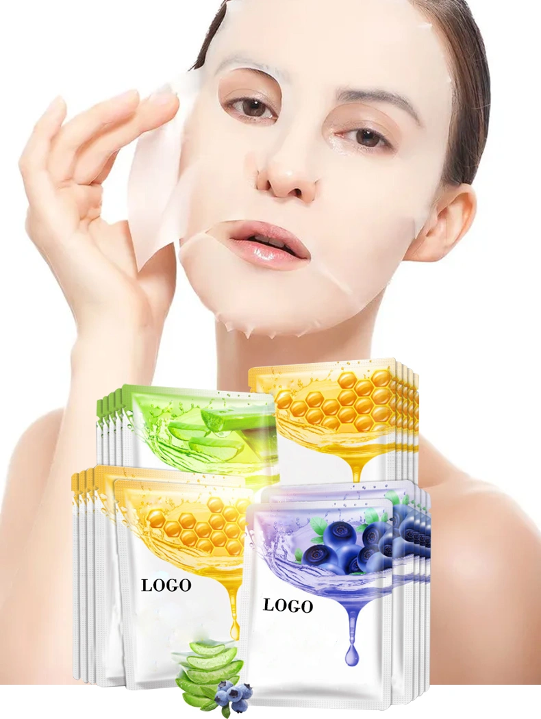 Beauty Oil Control Whitening Face Skin Care Mask Vegan Natural Plant Extracts Sheet Facial Mask