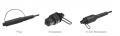 Schwarze Plug &amp; Receptacle-Adapter, Steckeradapter, Steckdosenadapter Top-Tap Outdoor-Kabel