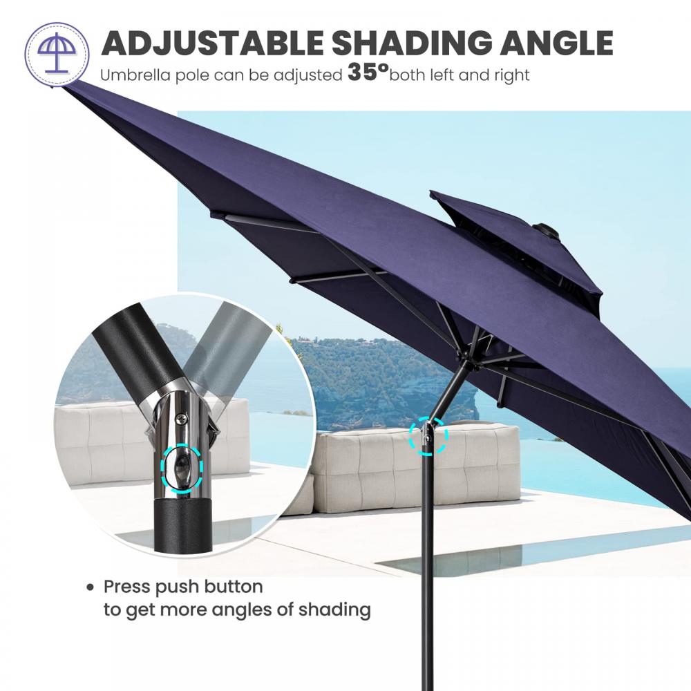 Rectangular Tilting Parasol 8 Jpg