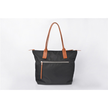 Nylon Weekender Tote Bag Preppy Monogram Handbag