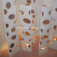 Artistic beige marble wall tile,wall slab