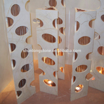 Artistic beige marble wall tile,wall slab