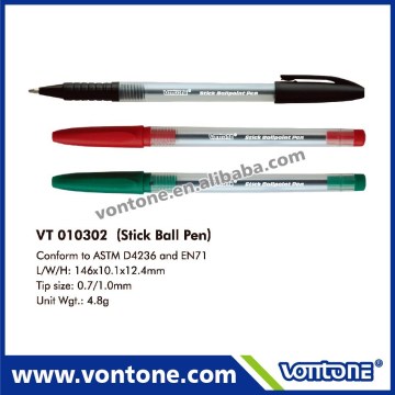 NON-MOQ promotional ball point pen with cap