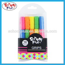 Color rubber pencil grip