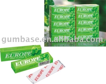 Mint chewing gum