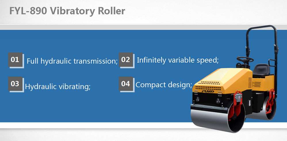 1 Ton Road Roller Compactor