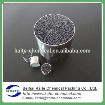 Automobile catalytic converter metallic catalyst substrate carrier