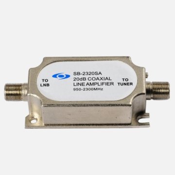Satellite IF Signal Amplifier/tv combiner