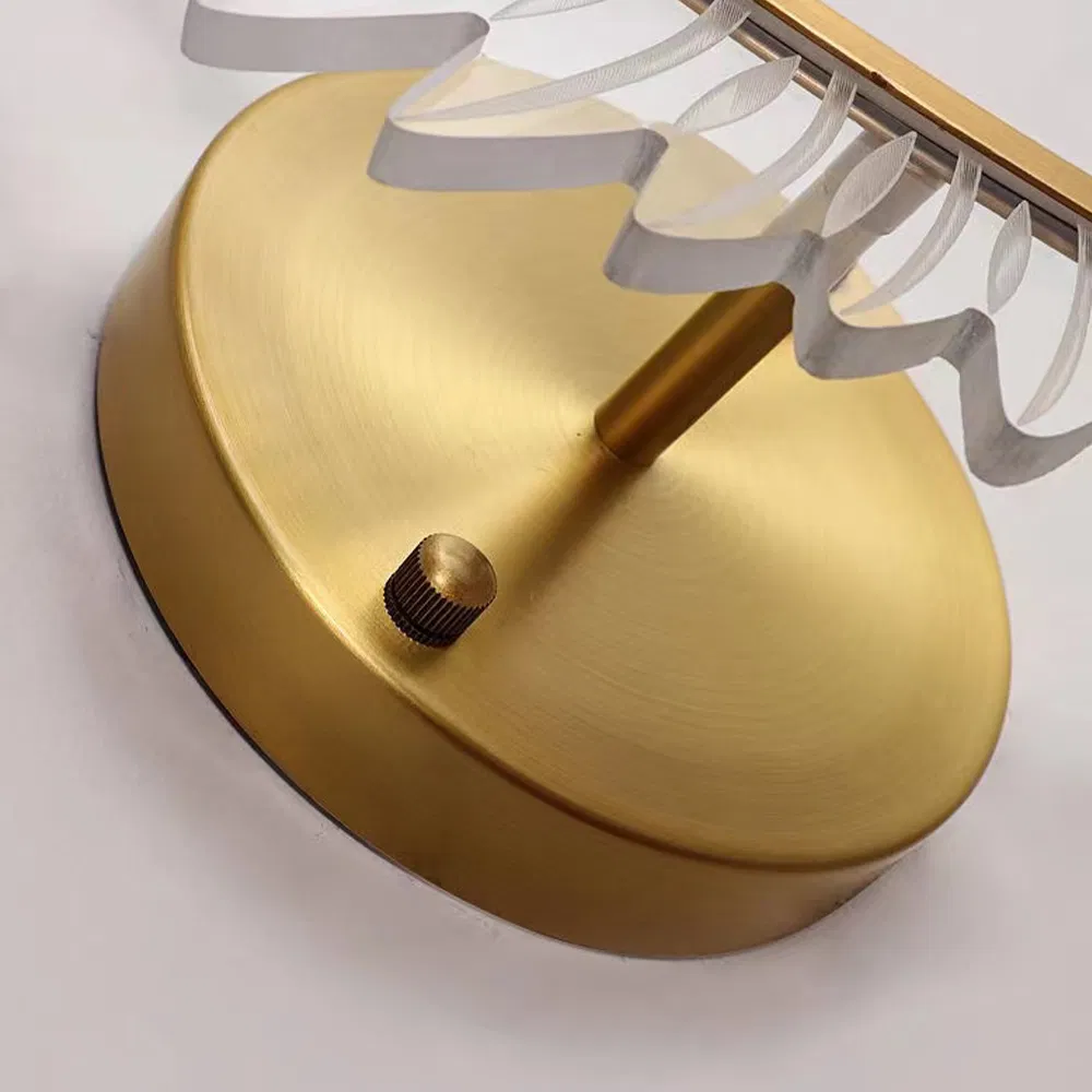 Elegant Acrylic Feather Wall Lamp for Luxurious Interiors