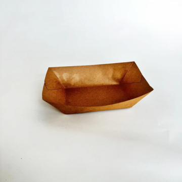 23oz Kraft paper boat tray