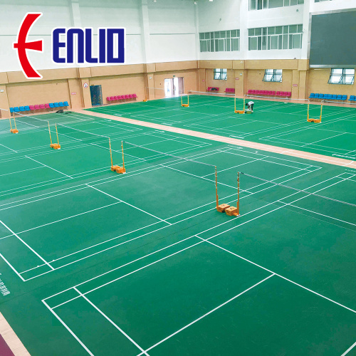 PVC flooring Indoor synthetic badminton court flooring