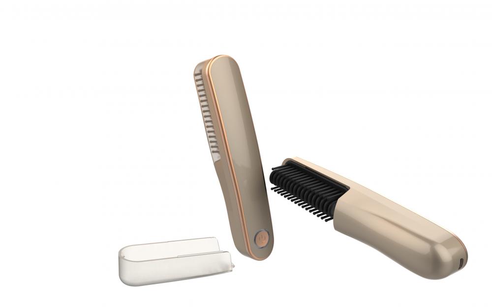 Wireless Rechargeable Hair Straightering Brush