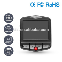 Popular H.264 2.4"Screen 120 Degree Night Vision 1920*1080P car black box car video recorder