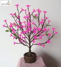 Aritificial deocrative flowers making for home decoration with LED lights