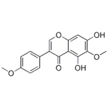 4H-1-benzopiran-4-ona, 5,7-dihidroxi-6-metoxi-3- (4-metoxifenil) - CAS 2345-17-7