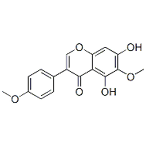 4H-1-Benzopyran-4-one,5,7-dihydroxy-6-methoxy-3-(4-methoxyphenyl)- CAS 2345-17-7