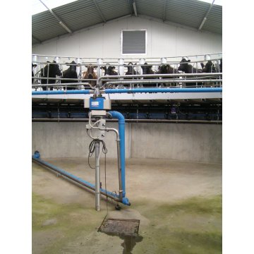 rotating type milking hall