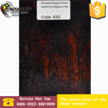 mixed colors t textured glass