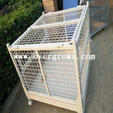 Stacking Steel Wire Mesh Logistic Container