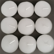 decor unscented colored tea light candles