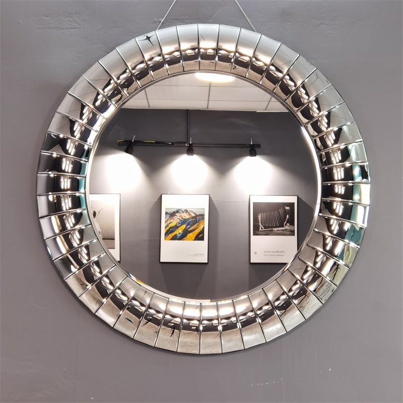 curved mirror MDF mirror bedroom furniture