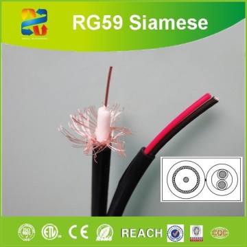 Hot product rg59 with power wire cctv camera system