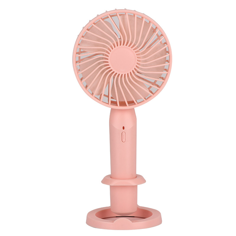 Meja Portabel Genggam Isi Ulang USB Mini Fan