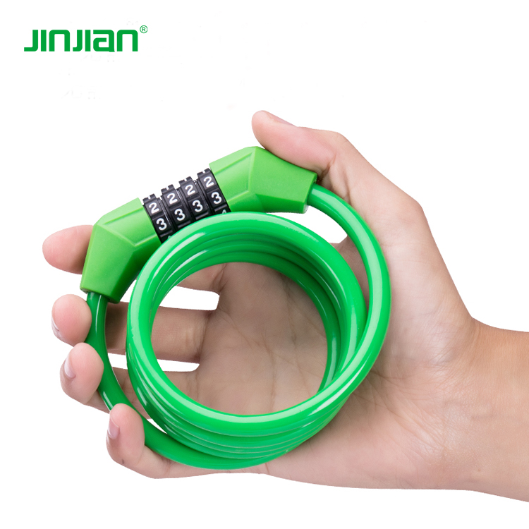 8x1200mm 4 digital cable lock children bicycle bike mini lock
