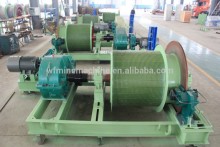 small size mining winders used for lifting underground mineral