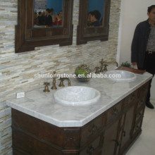 White marble Vanity top sink,wahing Basin stone