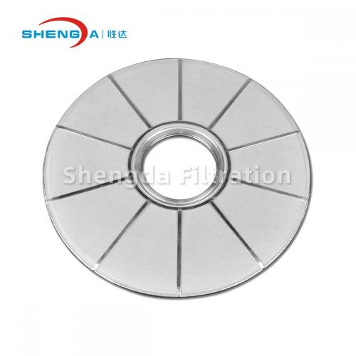 Filtro de disco metálico para la filtración de la industria de nylon de poliéster