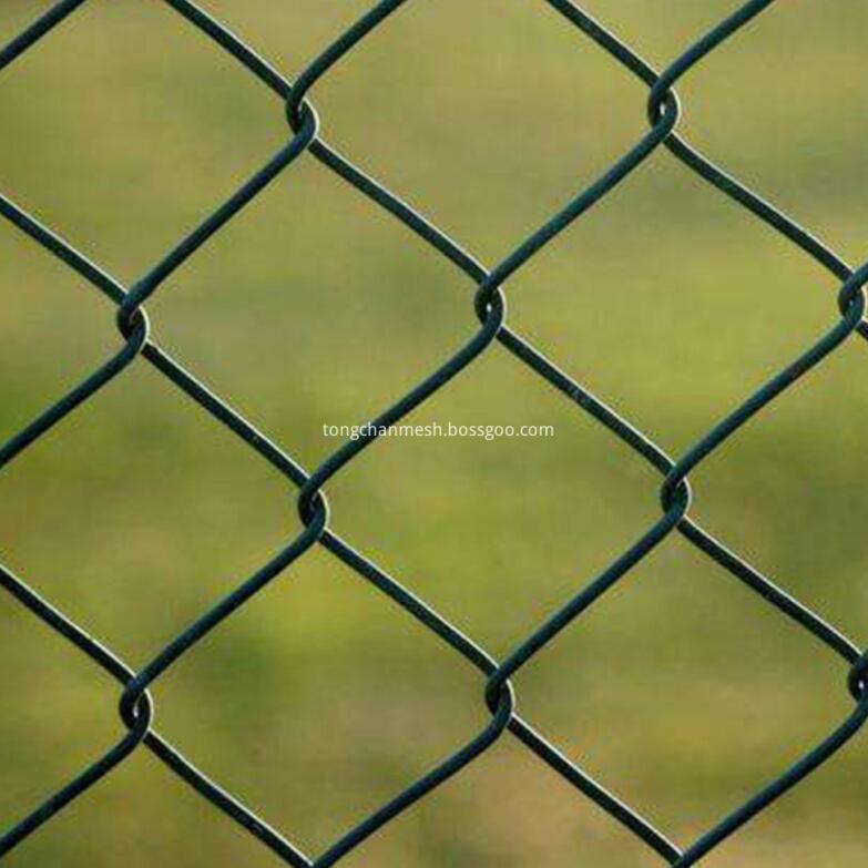 Recinzione di collegamento a catena in filo zincato