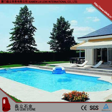 Indoor swimming pool stone cover