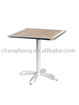 aluminium table