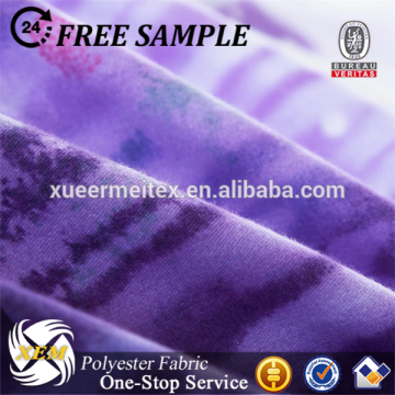 300T Polyester Microfiber Pongee Printed Fabric