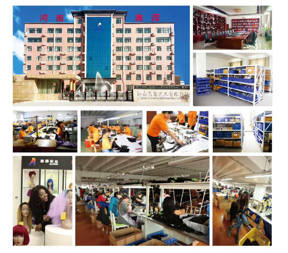 China allrun human hair factory, allrun human hair extension