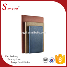 A5A6 promotional business PU leather diary journal notebook
