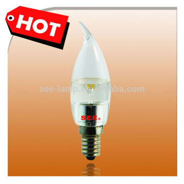 led mini candle bulb c37 crystal e14 e10 ce rohs