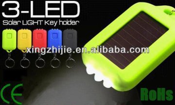 solar cell led key ring