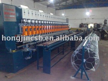 Steel-plastic geogrid production line