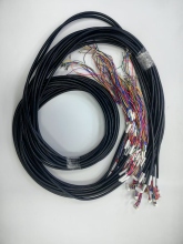Custom industrial wiring harness start-stop power cable