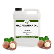 Bulk Organic Macadamia Oil - 100% Pure Natural Cold Pressed Macadamia Nuts Oil for Body Skin Hair Care
