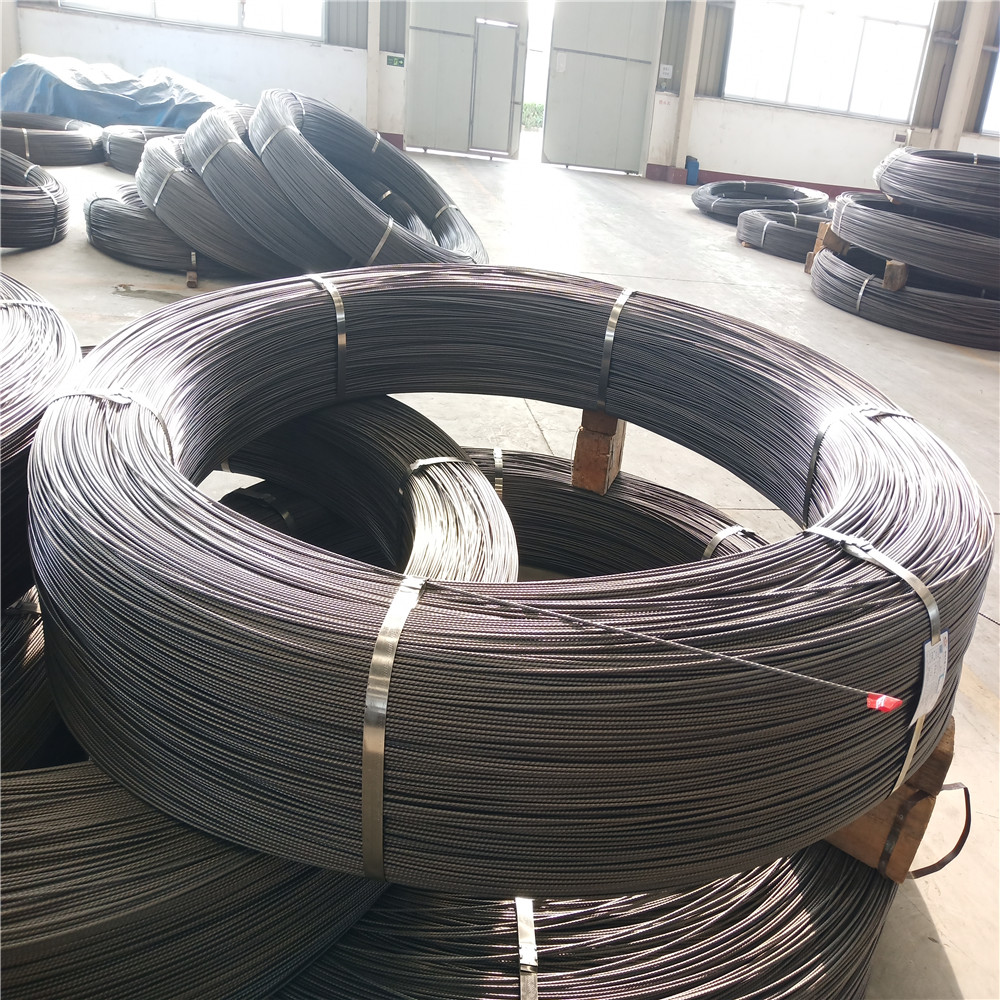 Hot Sale 1570Mpa High Tensile 5mm 6mmPC Steel Wire Prestressed Concrete Steel Wire