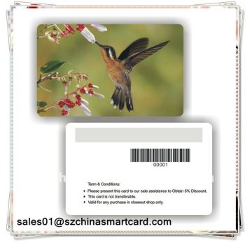 Glossy or Matte Plastic PVC Laminated Card