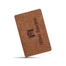 888 Byte Memory Blank Wooden NFC Business Card & Hotel Key Card for Social Media