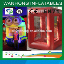 Customized new style inflatable cube inflatable cash money for promotion