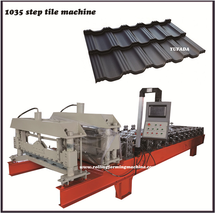 Color coated roofing tile/multi roof stone tile/color cement tile cold steel sheet arching machine reinforcing in china