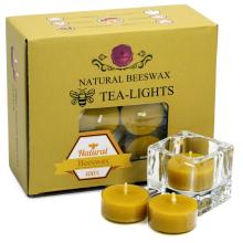 100% Natural Beeswax Tealight Candles