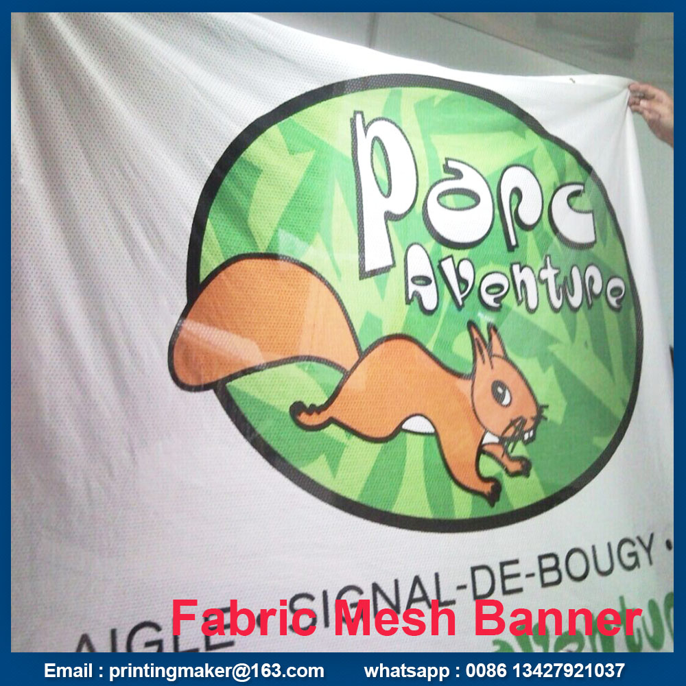 fabric mesh banner printing